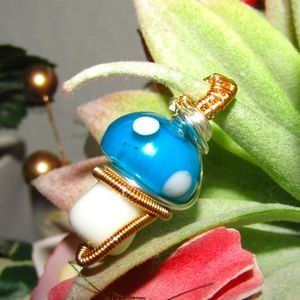 Adorable Mushroom Psychedelic Pendant